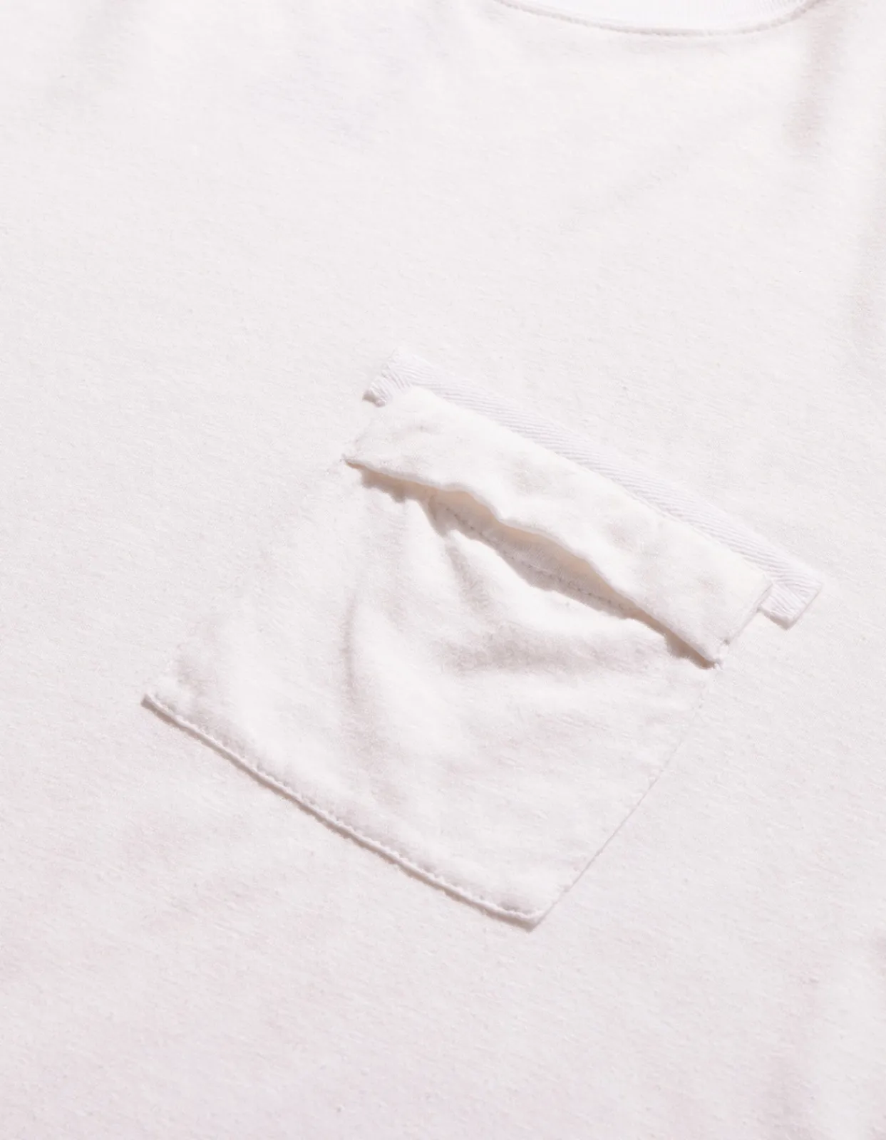 Long Sleeve T-Shirts*Maharishi 8010 Hemp Organic L/S Pocket T-Shirt White