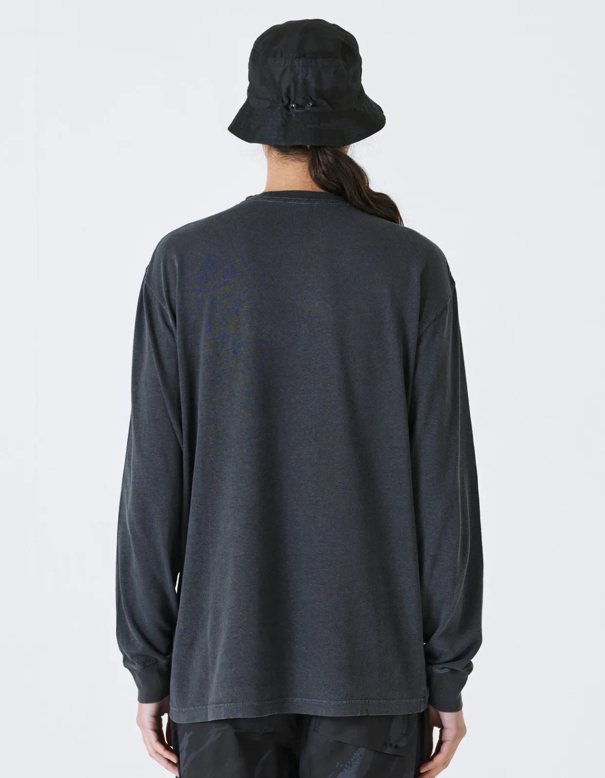 Long Sleeve T-Shirts*Maharishi 8010 Hemp Organic L/S Pocket T-Shirt Black