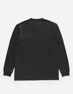 Long Sleeve T-Shirts*Maharishi 8010 Hemp Organic L/S Pocket T-Shirt Black
