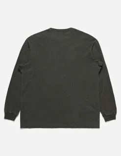 Long Sleeve T-Shirts*Maharishi 4030 Hemp Organic L/S T-Shirt Black Blk-108F