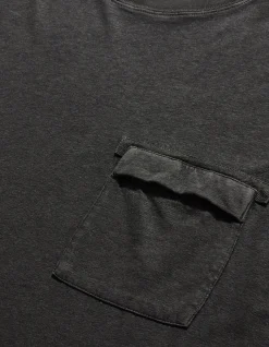 Short Sleeve T-Shirts*Maharishi 7021 Hemp Organic Pocket T-Shirt Black