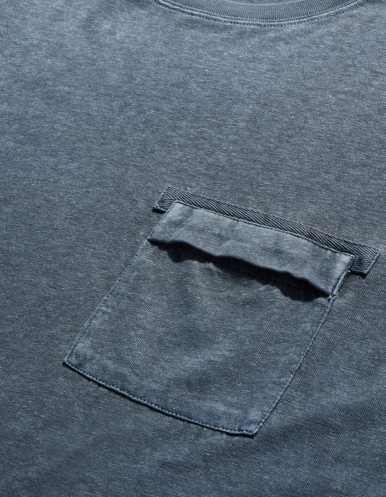 Short Sleeve T-Shirts*Maharishi 7021 Hemp Organic Pocket T-Shirt Navy
