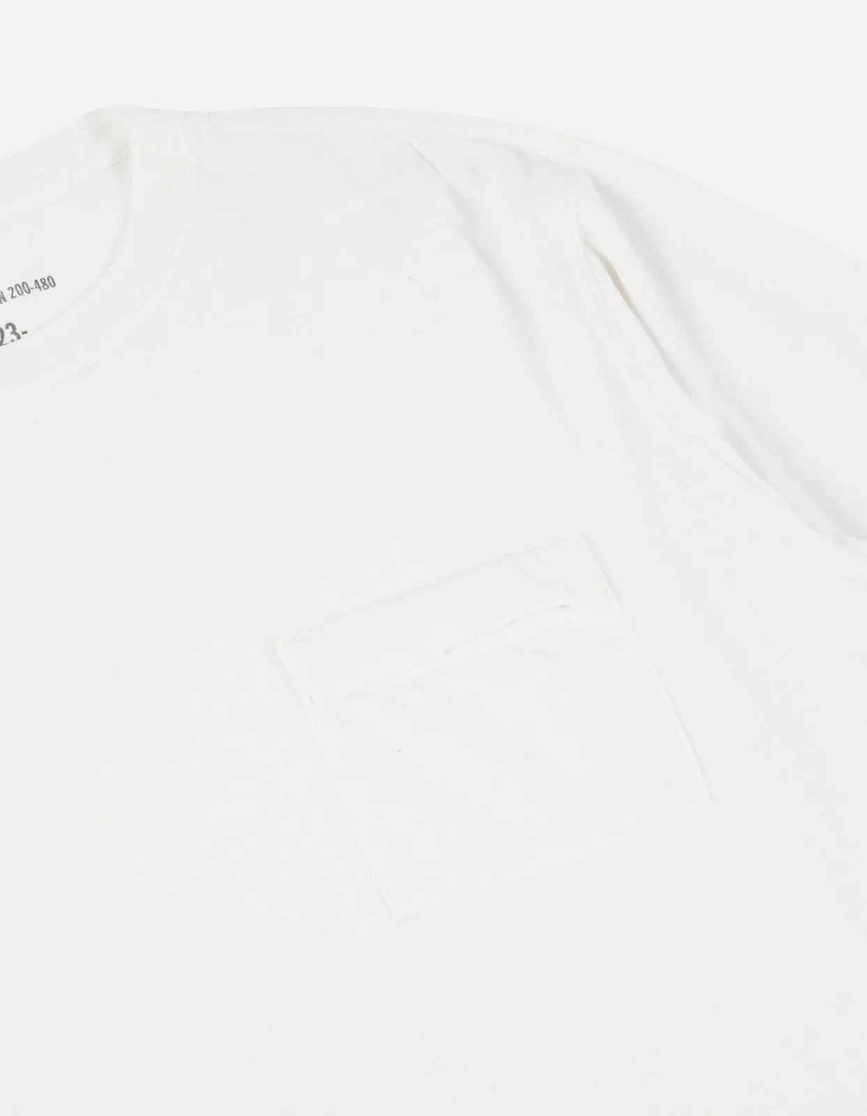 Short Sleeve T-Shirts*Maharishi 7021 Hemp Organic Pocket T-Shirt White