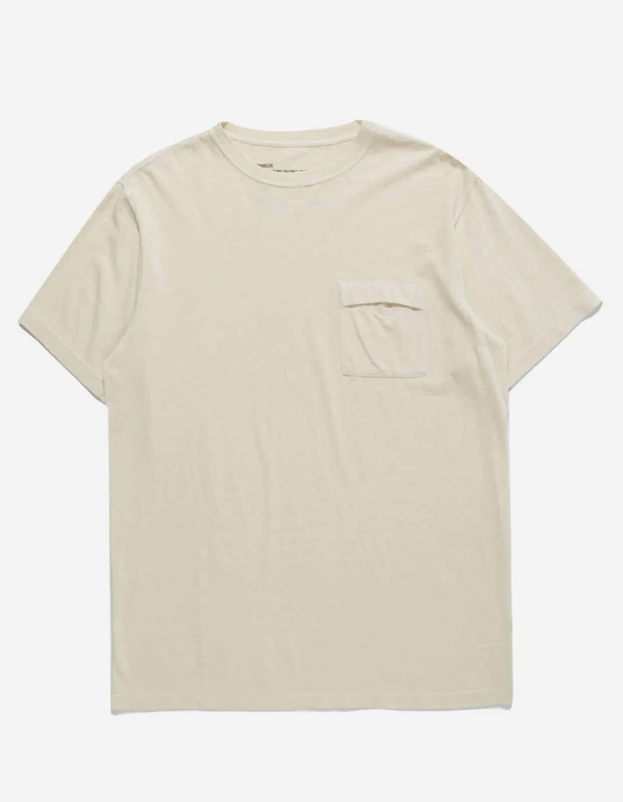 Short Sleeve T-Shirts*Maharishi 7021 Hemp Organic Pocket T-Shirt Ecru