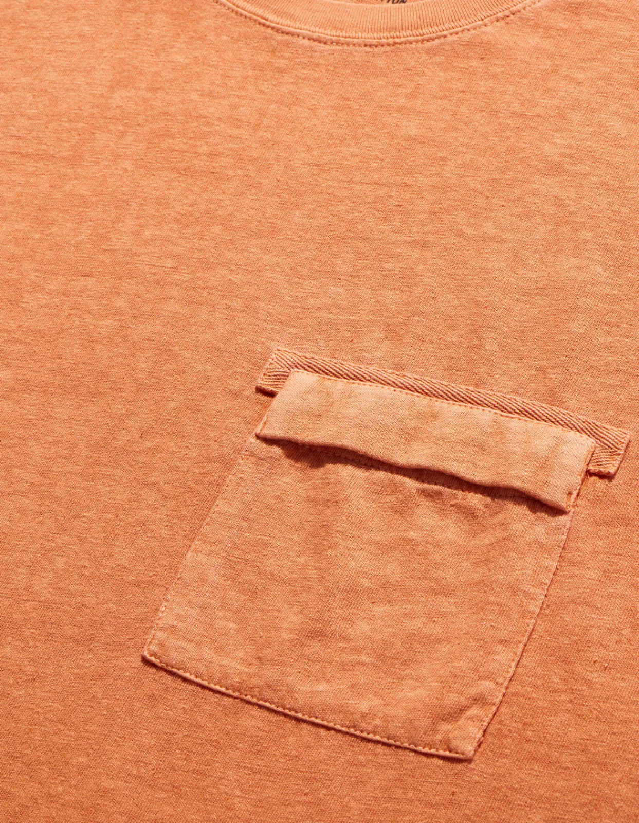 Short Sleeve T-Shirts*Maharishi 7021 Hemp Organic Pocket T-Shirt Rust