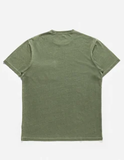 Short Sleeve T-Shirts*Maharishi 7021 Hemp Organic Pocket T-Shirt Olive Og-107F