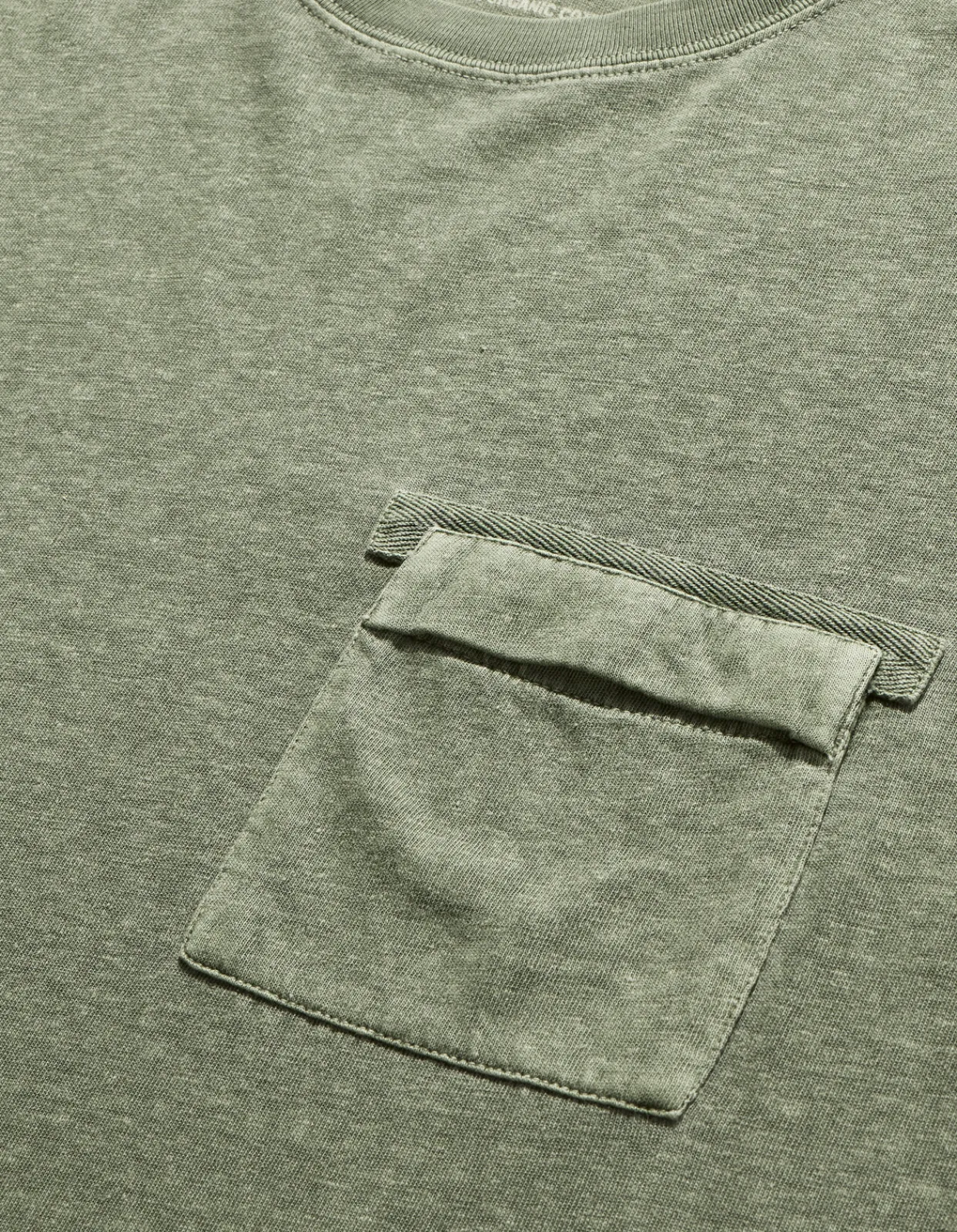 Short Sleeve T-Shirts*Maharishi 7021 Hemp Organic Pocket T-Shirt Olive Og-107F