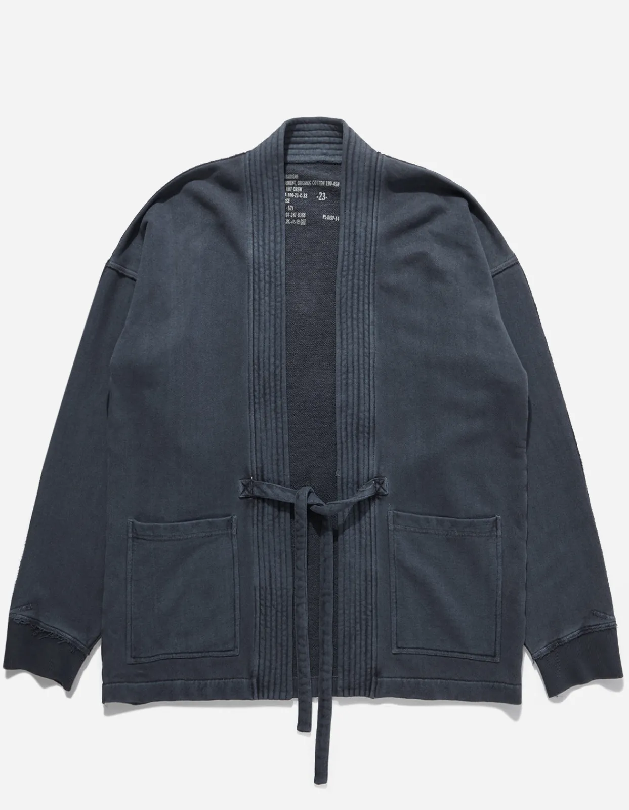 Kimonos*Maharishi 8012 Hemp Organic Sweat Kimono Navy