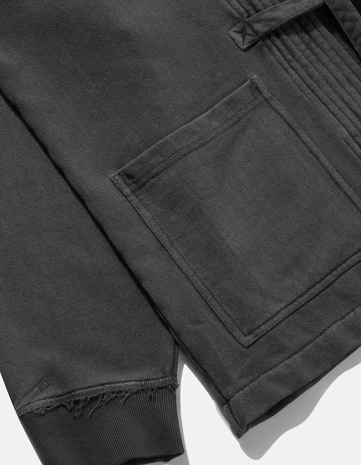 Kimonos*Maharishi 8012 Hemp Organic Sweat Kimono Black