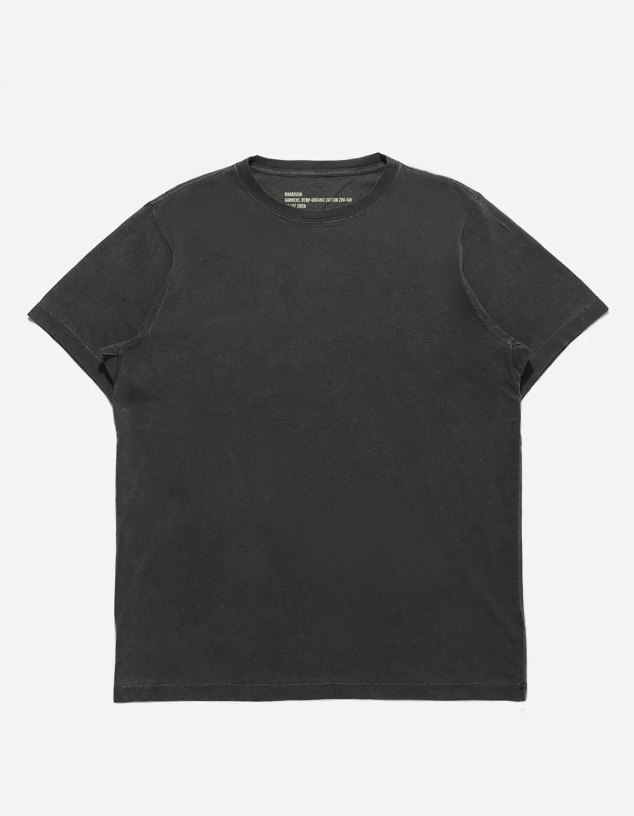 Short Sleeve T-Shirts*Maharishi 4031 Hemp Organic T-Shirt Black Blk-108F