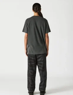 Short Sleeve T-Shirts*Maharishi 4031 Hemp Organic T-Shirt Black Blk-108F