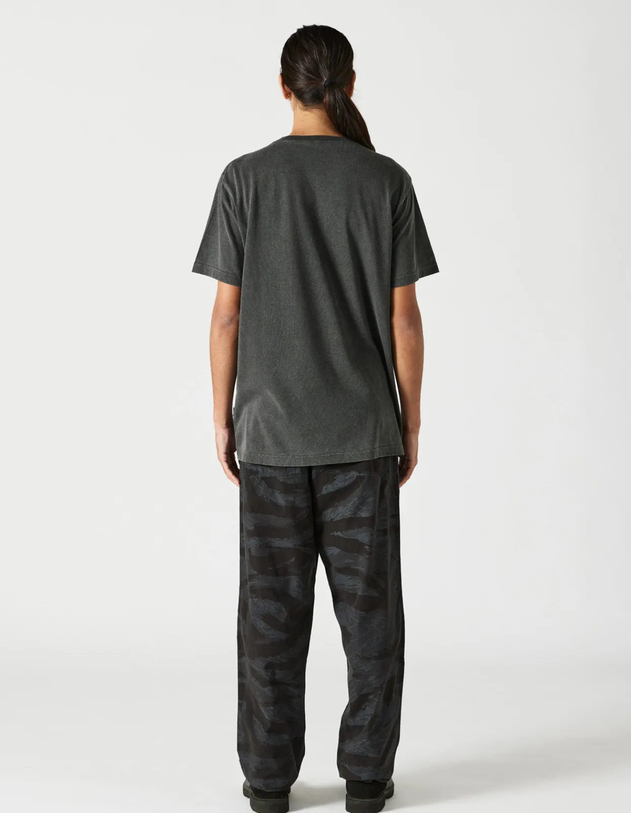 Short Sleeve T-Shirts*Maharishi 4031 Hemp Organic T-Shirt Black Blk-108F