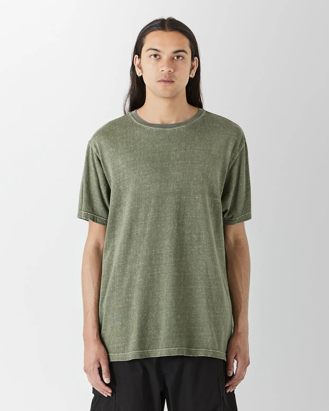 Short Sleeve T-Shirts*Maharishi 4031 Hemp Organic T-Shirt Olive Og-107F