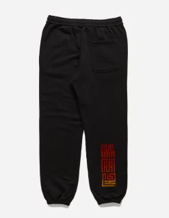 Sweatpants*Maharishi 1082 Hikeshi Embroidered Sweatpants Black