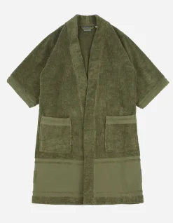 Kimonos*Maharishi 9370 Kimono Robe · 500Gsm Organic Cotton Olive