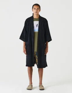 Swim Shorts*Maharishi 9872 Kimono Robe · Organic Cotton 600 Black