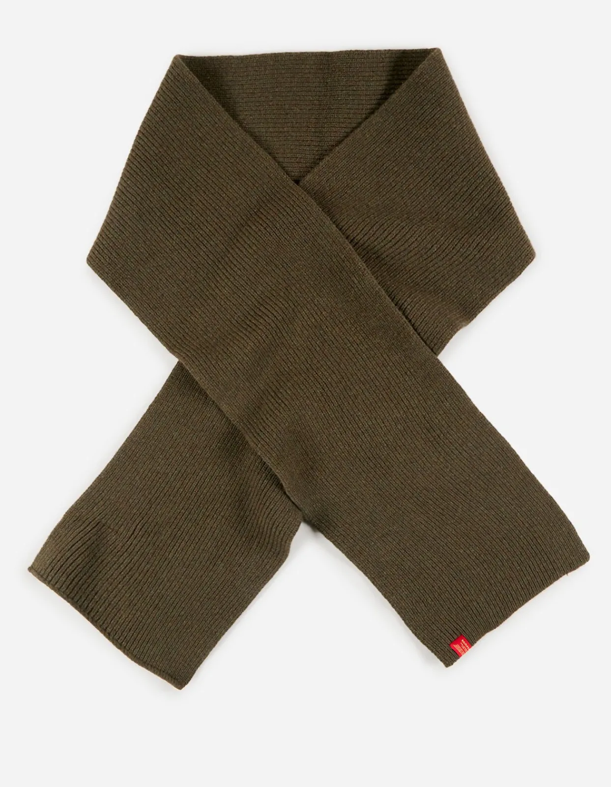 Hats And Scarves*Maharishi 9278 Knitted Miltype Scarf · Geelong Wool Mil Olive