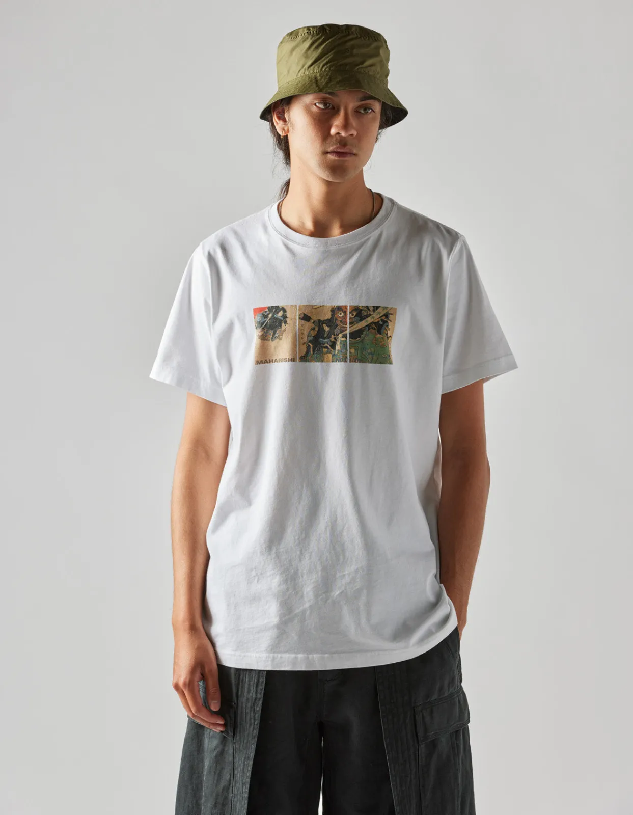 Short Sleeve T-Shirts*Maharishi 1071 Kuroko Organic T-Shirt White