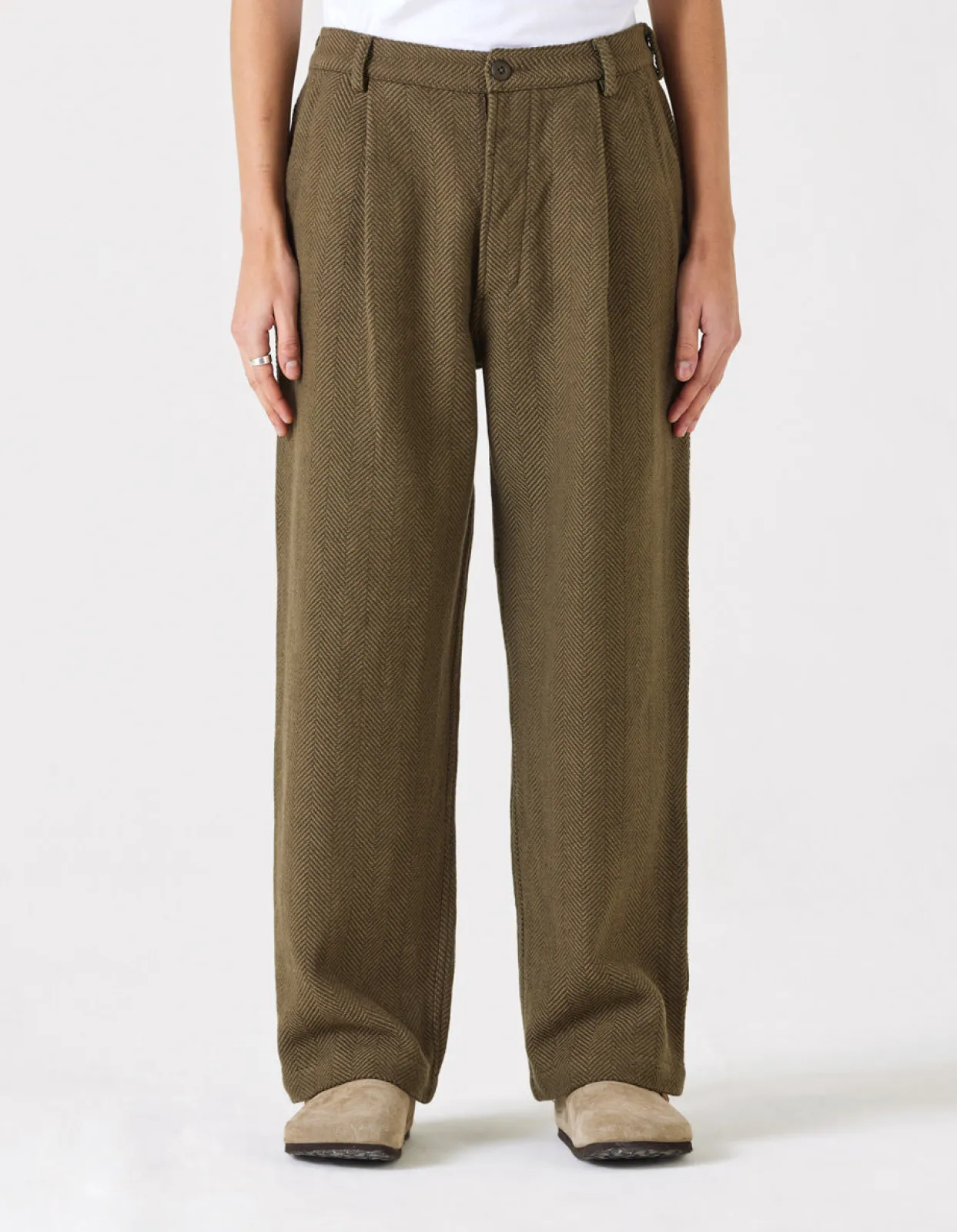Utility Pants*Maharishi 4082 Loose Deck Pants Olive