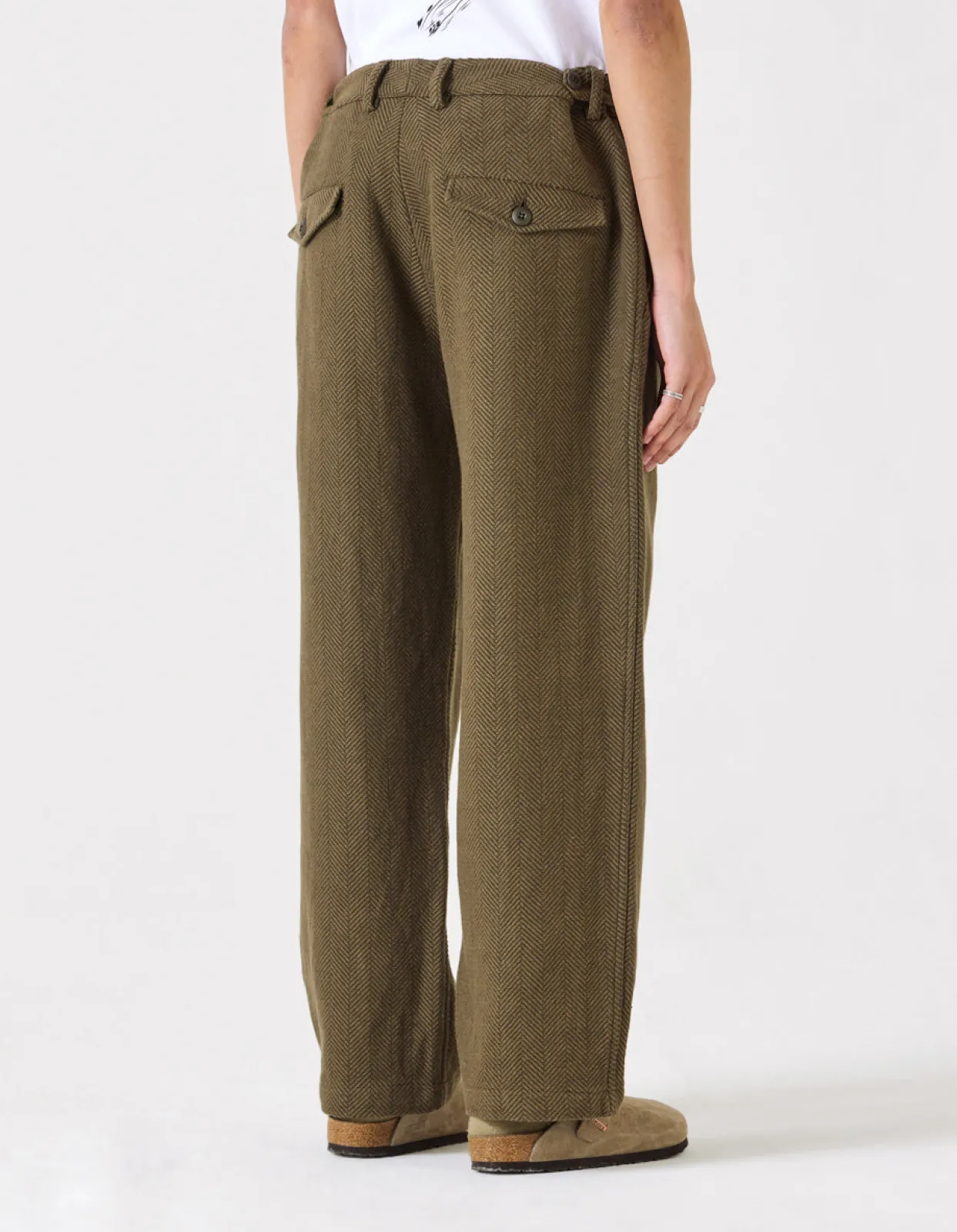 Utility Pants*Maharishi 4082 Loose Deck Pants Olive