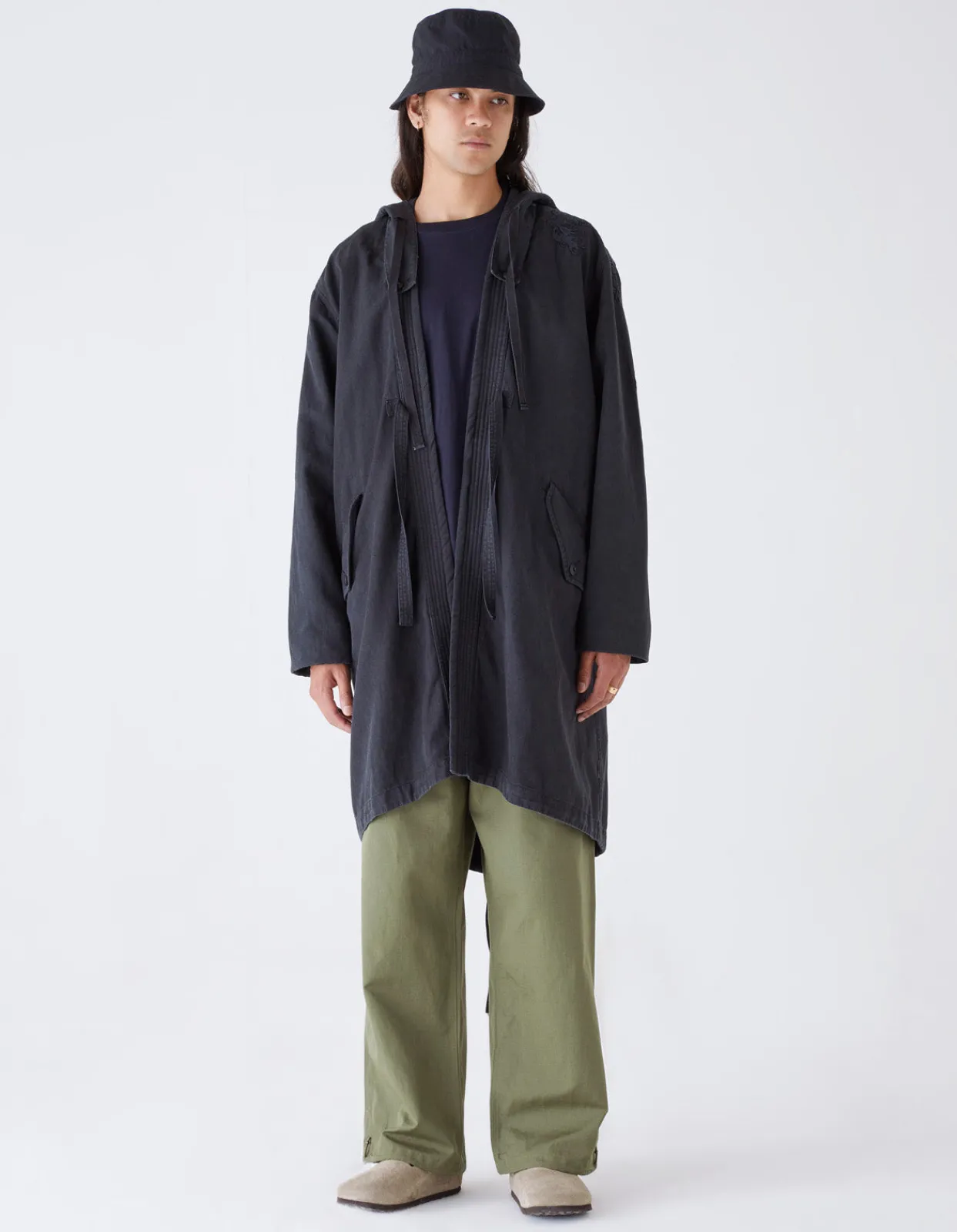 Utility Pants*Maharishi 4206 Loose Utility Pants Olive Og-107F
