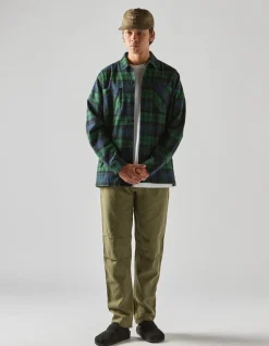 Shirts*Maharishi 4612 L/S Flannel Shirt Black