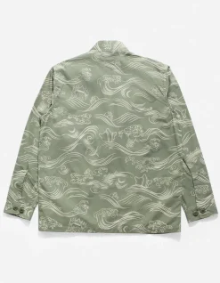 Kimonos*Maharishi 4262 Maha Songkran Hanten Olive