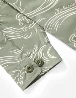 Kimonos*Maharishi 4262 Maha Songkran Hanten Olive