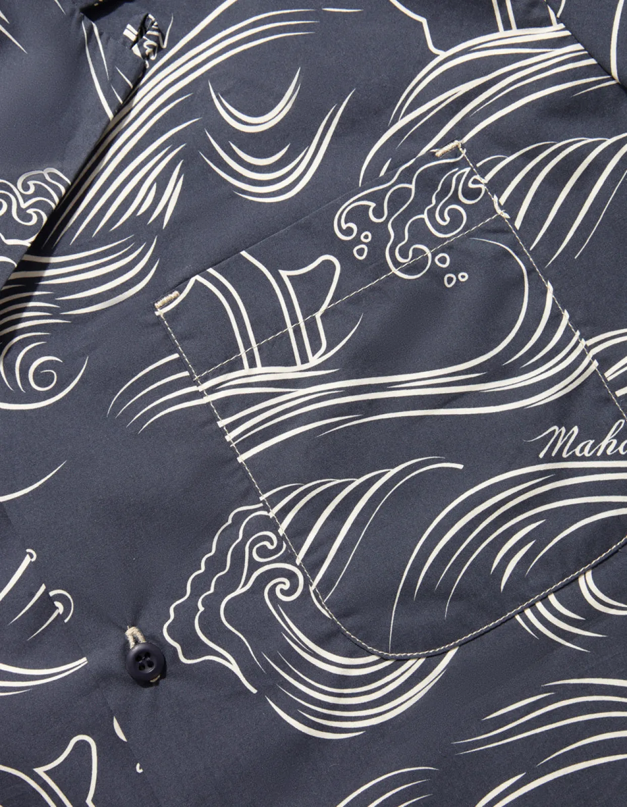 Shirts*Maharishi 4263 Maha Songkran Summer Shirt Navy