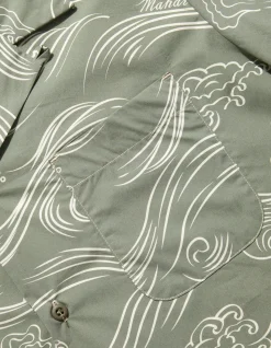 Shirts*Maharishi 4263 Maha Songkran Summer Shirt Olive