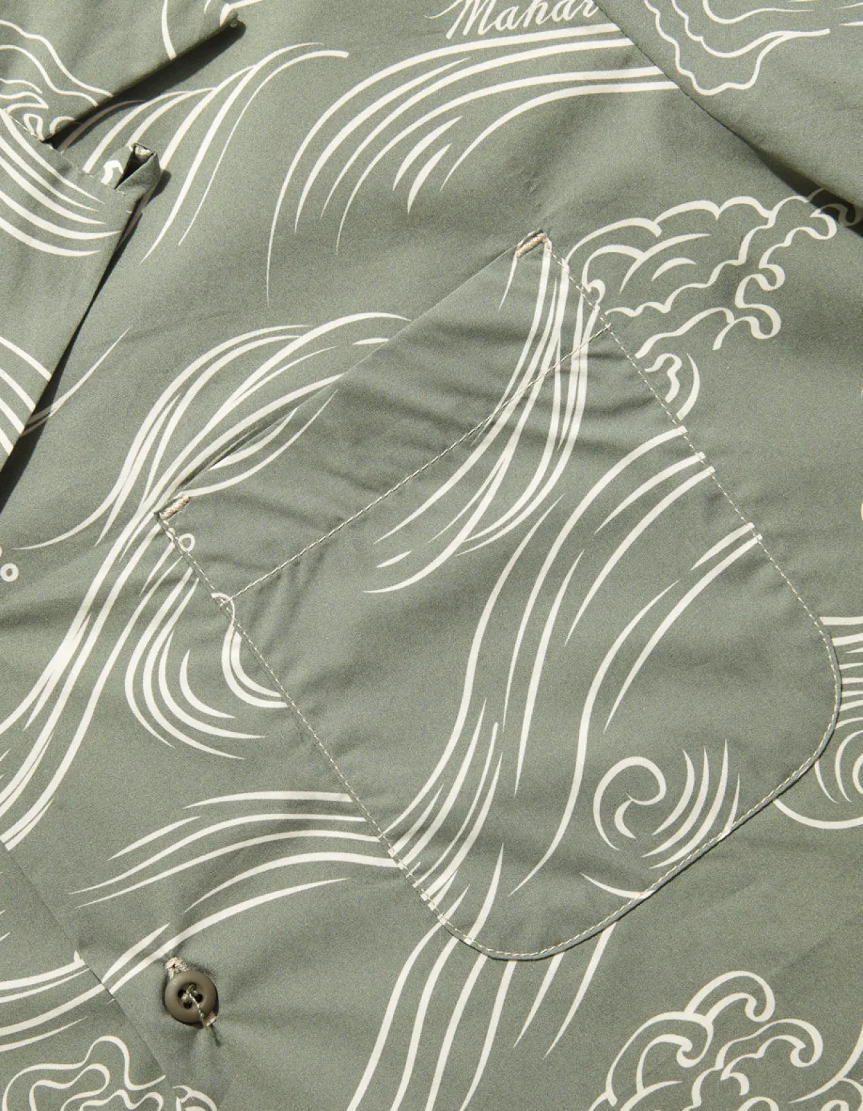 Shirts*Maharishi 4263 Maha Songkran Summer Shirt Olive