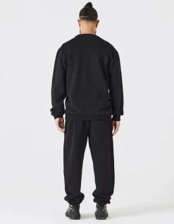 Crew Sweats*Maharishi 1026 Maha Temple Crew Sweat Black
