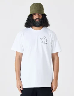 Short Sleeve T-Shirts*Maharishi 1028 Maha Temple T-Shirt White
