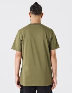 Short Sleeve T-Shirts*Maharishi 1028 Maha Temple T-Shirt Olive Og-107F