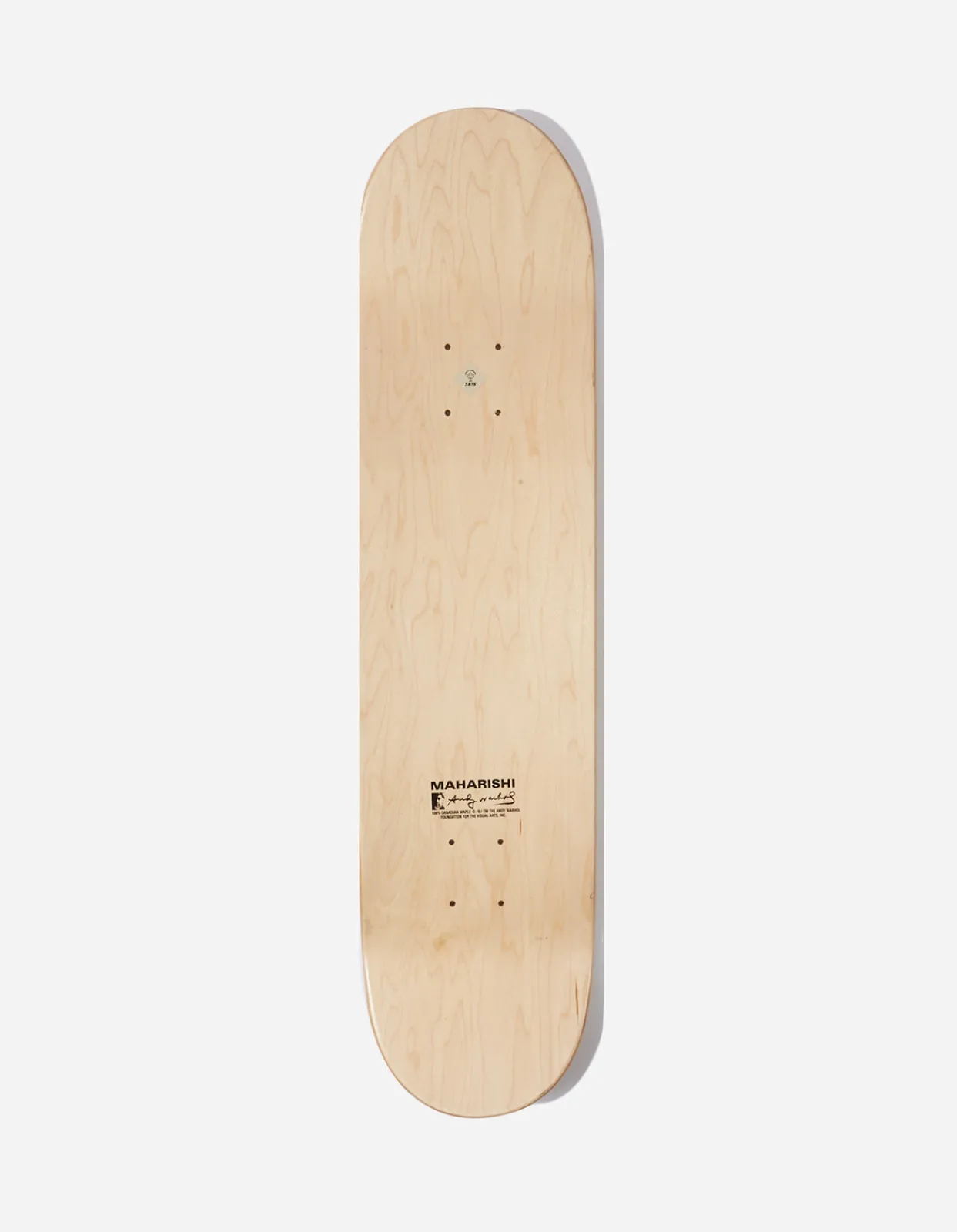 Lifestyle*Maharishi 9722 Maha Warhol Dpm:Tigerskins Skate Deck · Wood Warhol Desert