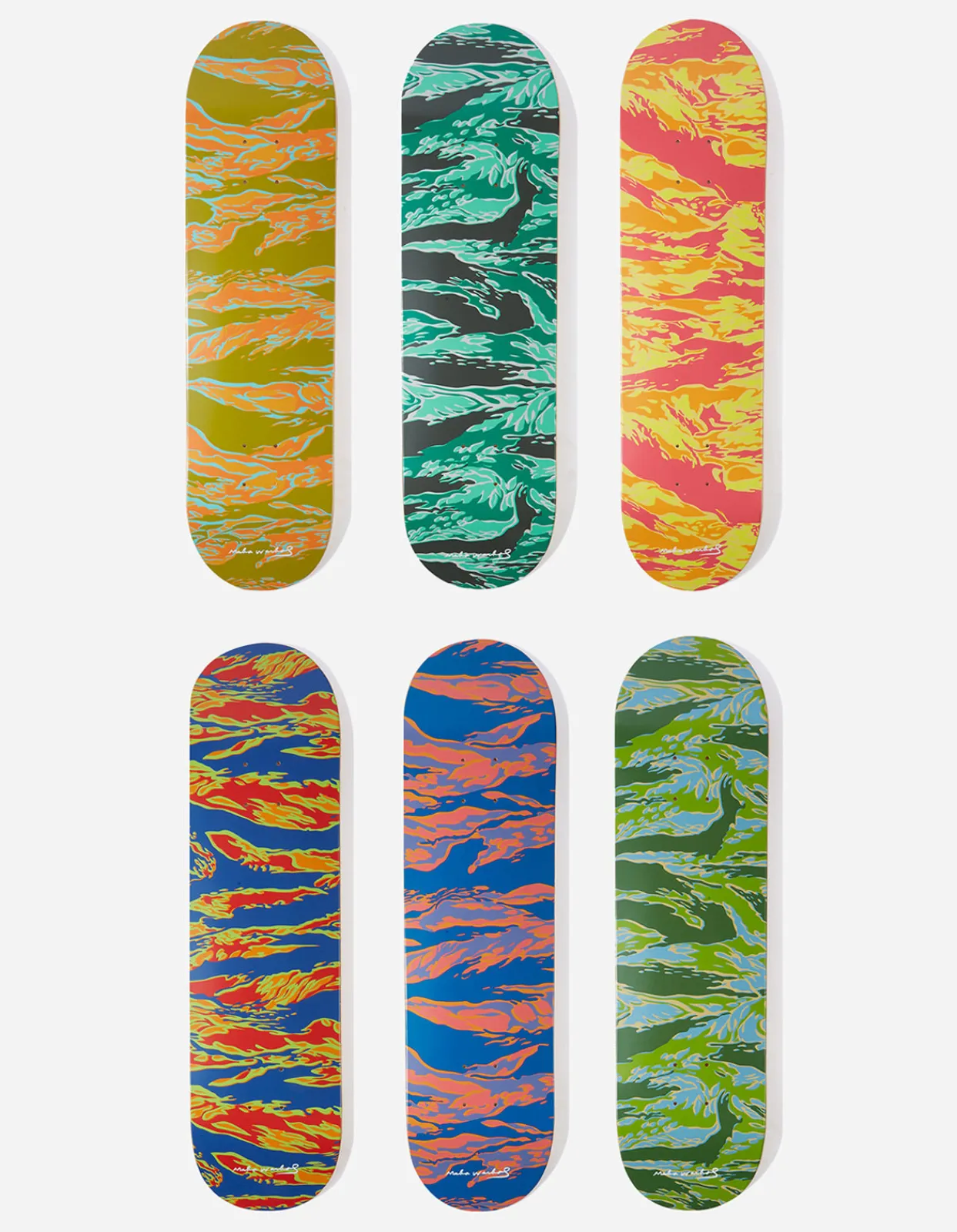 Lifestyle*Maharishi 9722 Maha Warhol Dpm:Tigerskins Skate Deck · Wood Warhol Desert