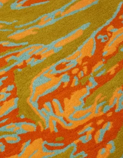 Home*Maharishi 9715 Maha Warhol Tigerskins Rug · 100% Hand-Tufted Wool Warhol Desert