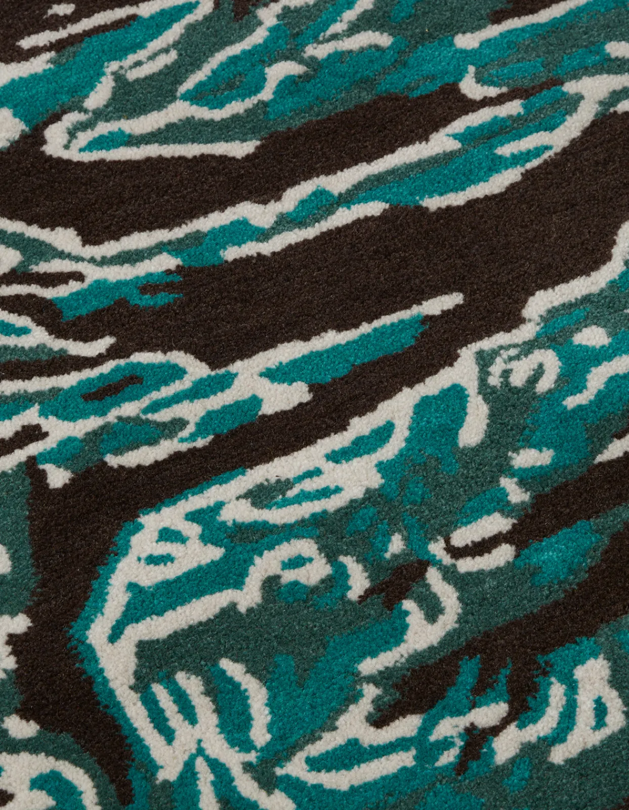 Home*Maharishi 9716 Maha Warhol Tigerskins Rug · 100% Hand-Tufted Wool Warhol Woodland