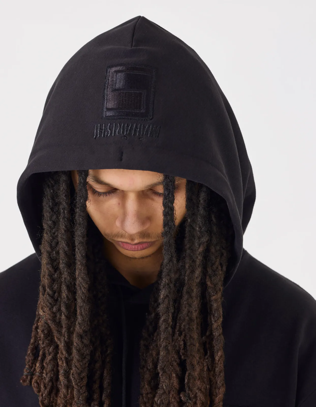 Hooded Sweats*Maharishi 1013 Mahapatchco. Hooded Sweat Black