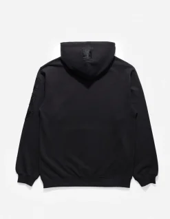 Hooded Sweats*Maharishi 1013 Mahapatchco. Hooded Sweat Black