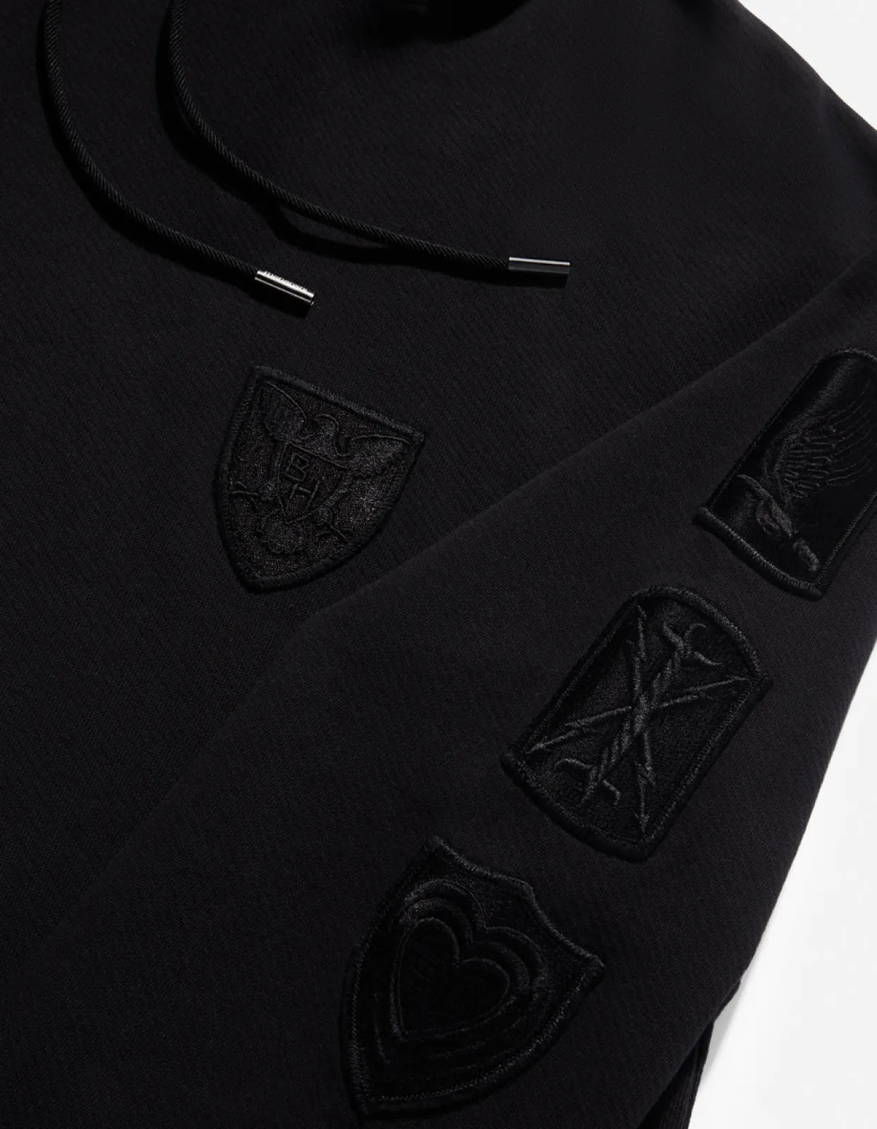Hooded Sweats*Maharishi 1013 Mahapatchco. Hooded Sweat Black