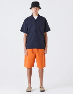 Shirts*Maharishi 4325 Camp Collar Shirt Navy