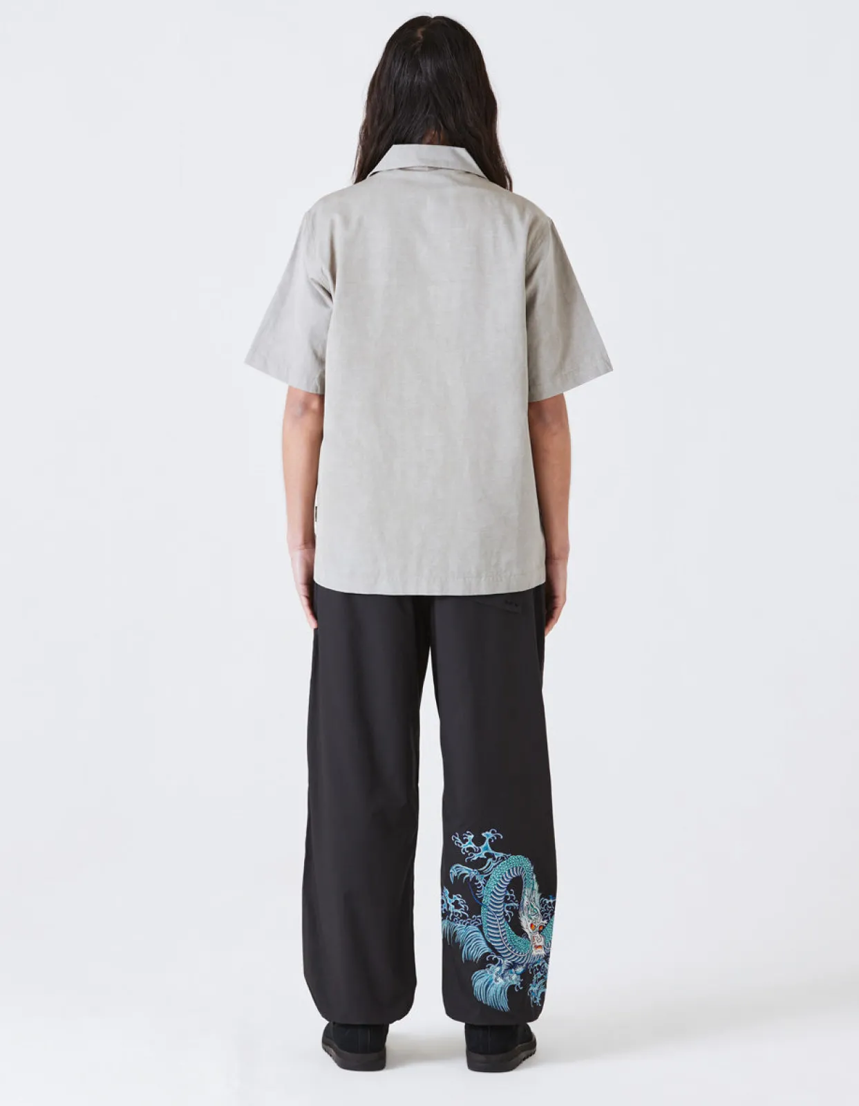 Shirts*Maharishi 4325 Camp Collar Shirt Silver Sage