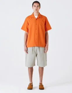 Shirts*Maharishi 4325 Camp Collar Shirt Rust