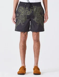 Swim Shorts*Maharishi 1020 Muay Thai Swim Shorts Black