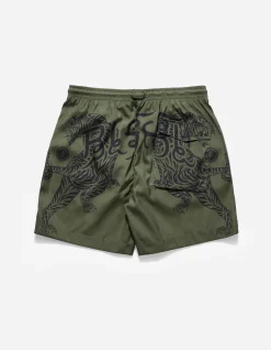 Swim Shorts*Maharishi 1020 Muay Thai Swim Shorts Olive