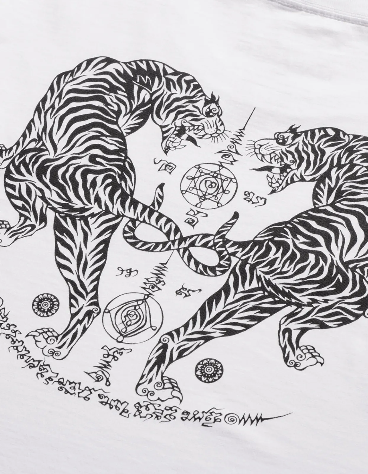 Short Sleeve T-Shirts*Maharishi 1019 Muay Thai T-Shirt White