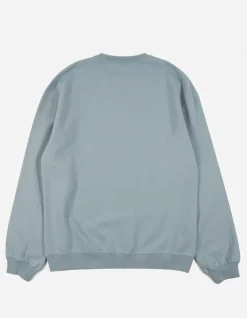 Crew Sweats*Maharishi 7011 Miltype Embroidered Crew Sweat · Organic Sweat 450 Ghost Blue