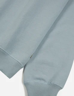Crew Sweats*Maharishi 7011 Miltype Embroidered Crew Sweat · Organic Sweat 450 Ghost Blue