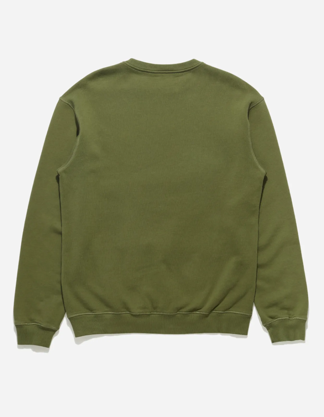Crew Sweats*Maharishi 7011 Miltype Embroidered Crew Sweat Olive